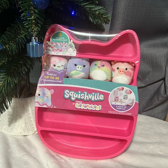 NEW- Squishmallow display holder: w/ 2” squishmallow (4) - Picture 1 of 7